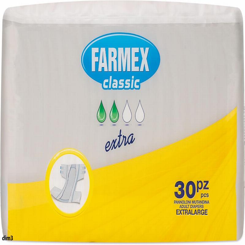 Підгузки для дорослих FARMEX Classic EXTRA - розмір XL